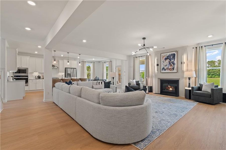 Furnished interior view inside a new home in Westwind Estates, Hampton (Image 31).