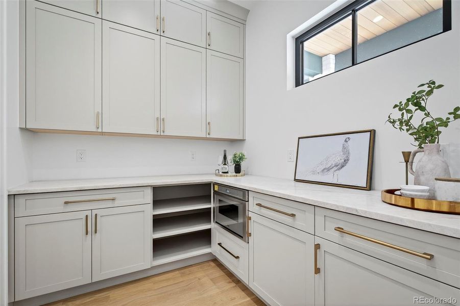 Additional pantry off the kitchen