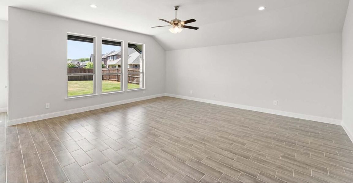 Representative exterior photo of a completed home built from the Hampton by Impression Homes in Still Water Lake, Godley, TX (Image 8). Representative exterior photo of a completed home built from the Hampton by Impression Homes in Still Water Lake, Godley, TX (Image 8).