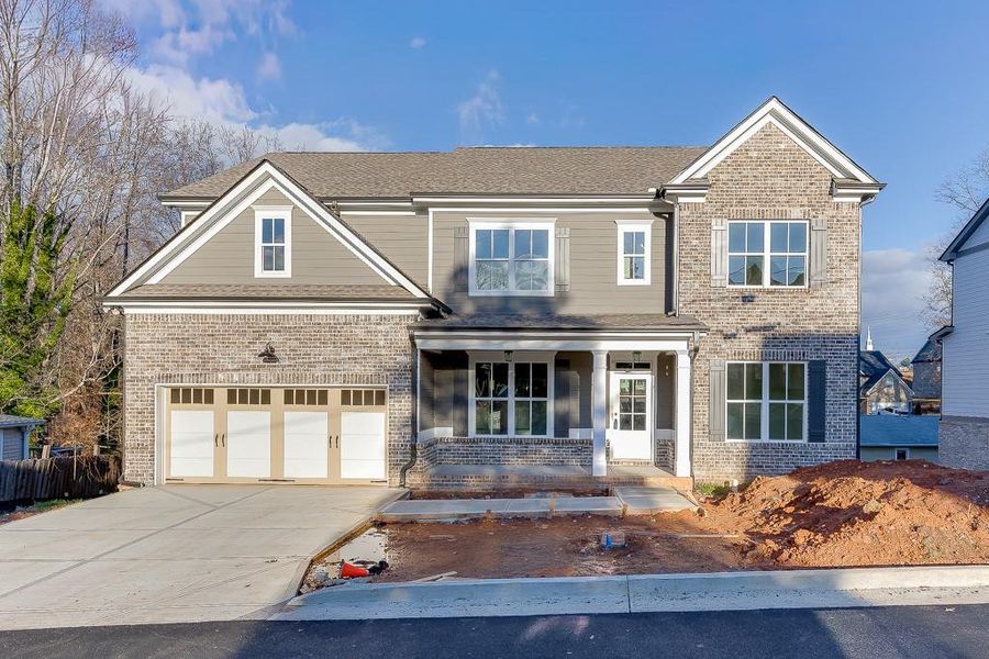 In-progress construction of a new home in , Buford, GA (Image 30).