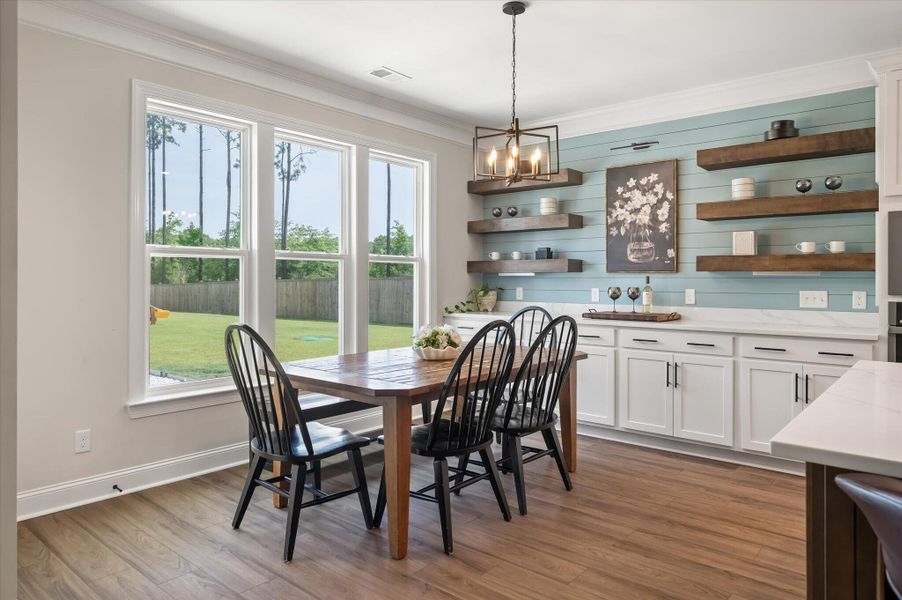 Furnished interior view inside a new home in The Enclave at French Quarter Creek, Huger (Image 11).