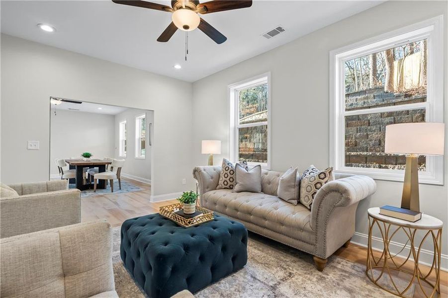 Furnished interior view inside a new home in , Gainesville (Image 42).