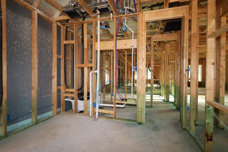 In-progress construction of a new home in The Grand Prairie - Meadow Collection, Hockley, TX (Image 6).