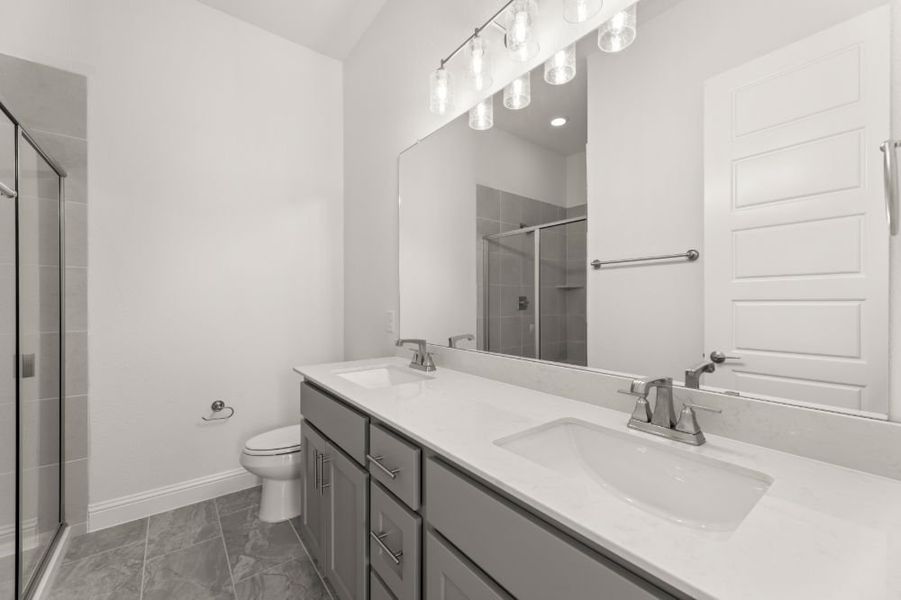 Furnished interior view inside a new home in Cambridge Crossing, Celina (Image 17). Furnished interior view inside a new home in Cambridge Crossing, Celina (Image 17).