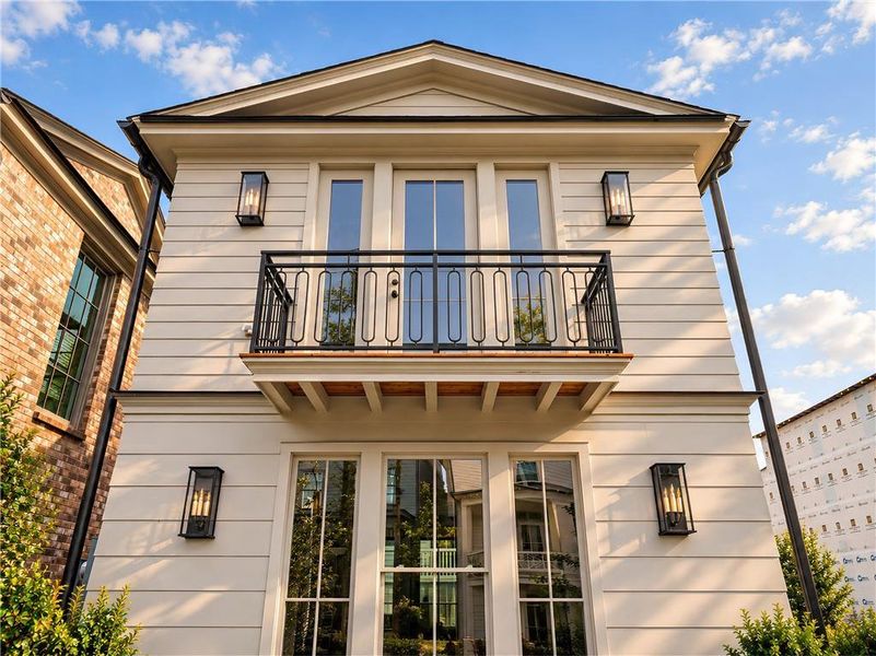 Exterior details and patio area of a home in , Atlanta (Image 42). Exterior details and patio area of a home in , Atlanta (Image 42).