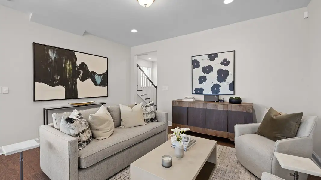 Furnished interior view inside a new home in Odell Park, Charlotte (Image 4).
