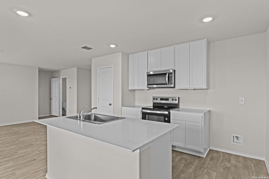 Furnished interior view inside a new home in Swenson Heights, Seguin (Image 10).
