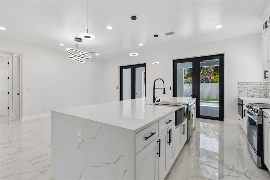 Furnished interior view inside a new home in , Tampa (Image 8).