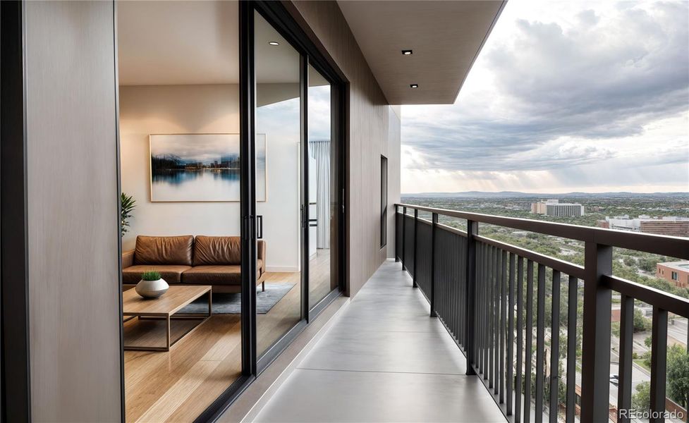 Exterior details and patio area of a home in , Denver (Image 13).
