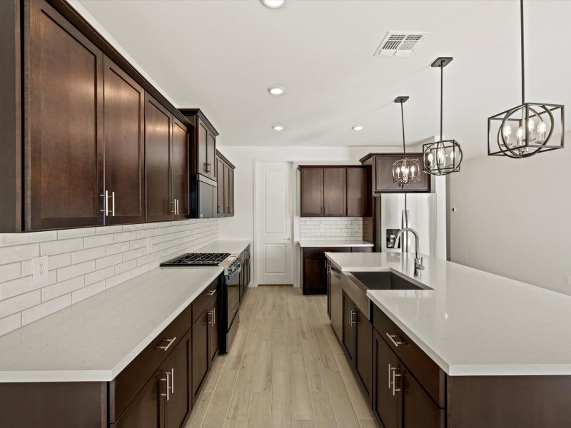Furnished interior view inside a new home in Mesquite Mountain Ranch at Frontera, Surprise (Image 3).