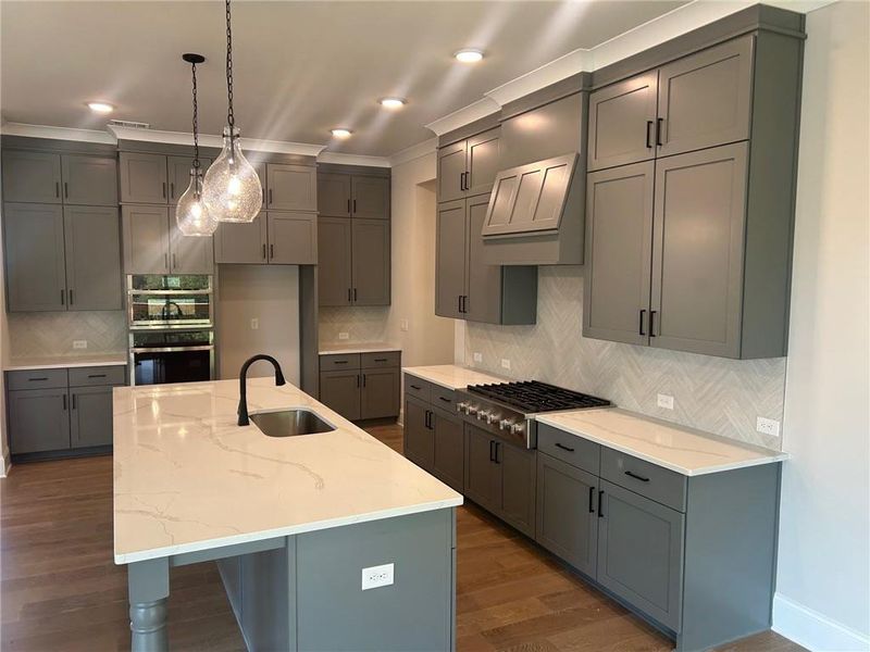 Furnished interior view inside a new home in , Cumming (Image 5).