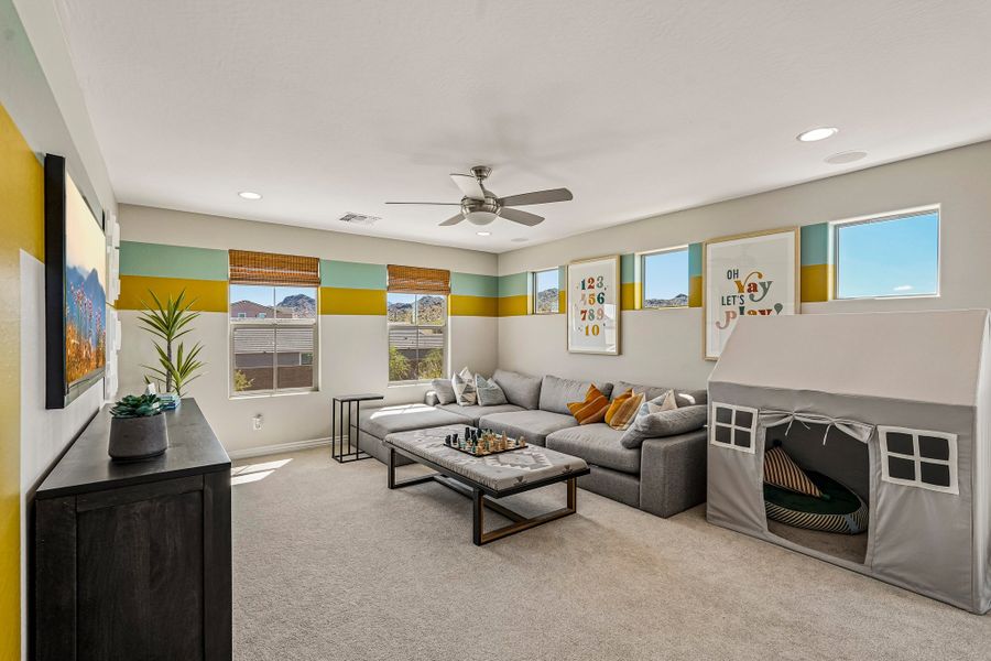 Furnished interior view inside a new home in Estrella, Goodyear (Image 26).