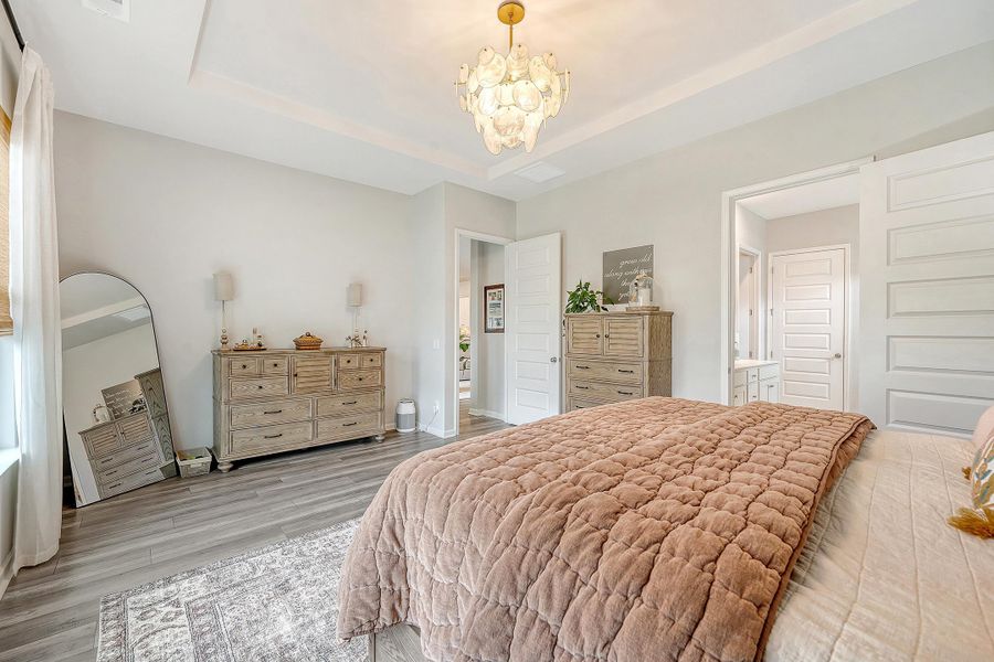 Furnished interior view inside a new home in Horizons at Summers Corner | 55+: The Estates, Summerville (Image 43).