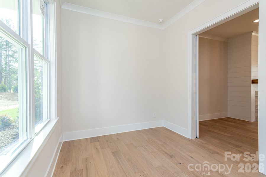 Study/Office with barn doors