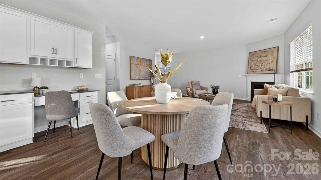 Furnished interior view inside a new home in Wallace Springs, Statesville (Image 25). Furnished interior view inside a new home in Wallace Springs, Statesville (Image 25).