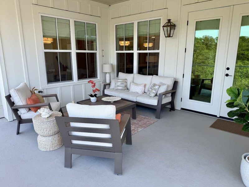 Exterior details and patio area of a home in , Charleston (Image 32).