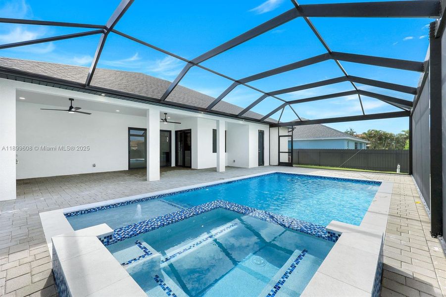 Exterior details and patio area of a home in , Cape Coral (Image 18). Exterior details and patio area of a home in , Cape Coral (Image 18).