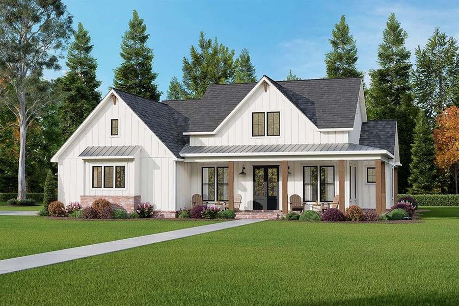 Front exterior of a new home in , Paradise, TX, highlighting curb appeal (Image 12).