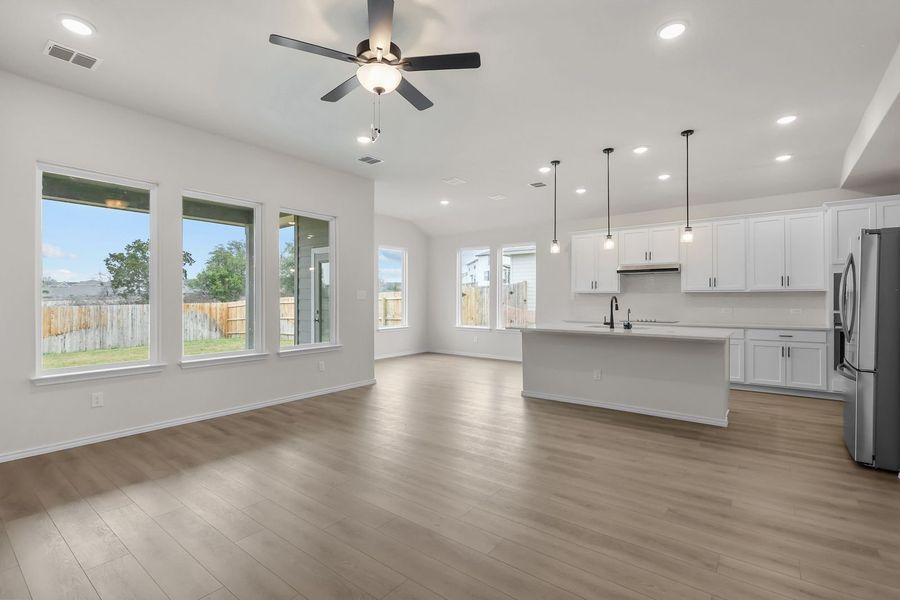 Representative unfurnished interior of a home built from the The Sequoia A by Davidson Homes LLC in Hickory Ridge, Elmendorf (Image 17).