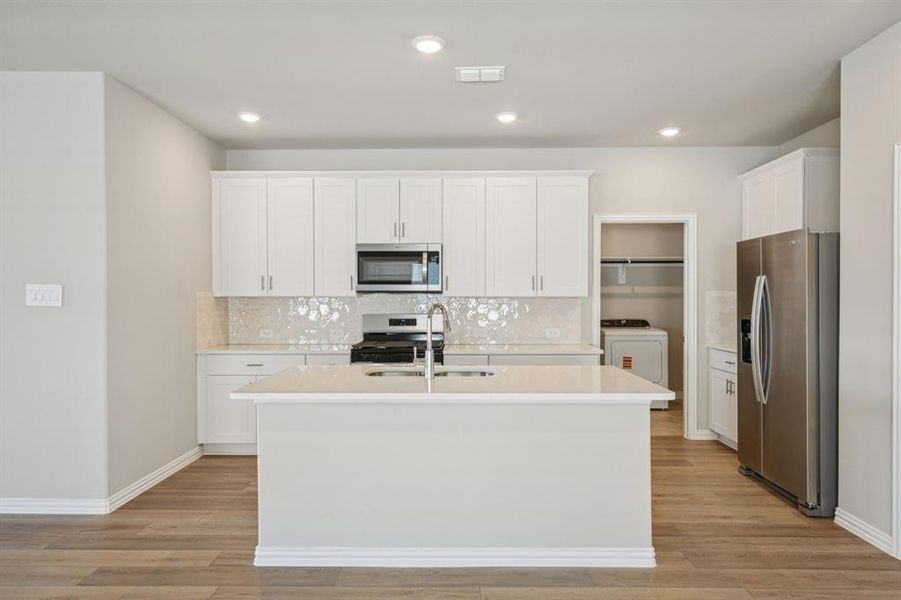 Photo is not of the actual home, but is an inspirational photo of builder’s model home and may depict options, furnishings, and/or decorator features that are not included.