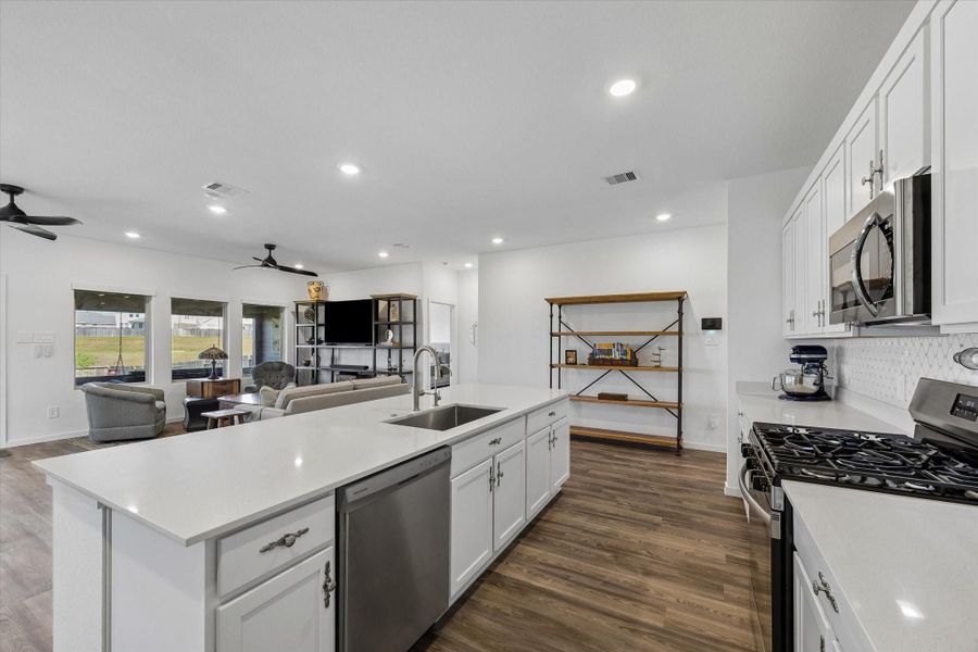 Furnished interior view inside a new home in , Magnolia (Image 17).