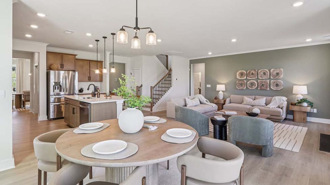 Furnished interior view inside a new home in Laurelbrook, Sherrills Ford (Image 7). Furnished interior view inside a new home in Laurelbrook, Sherrills Ford (Image 7).