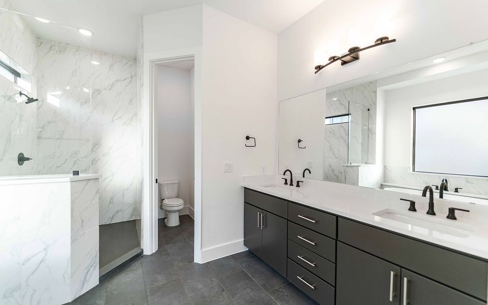 Furnished interior view inside a new home in Preserve at Lakeway, Austin (Image 9).