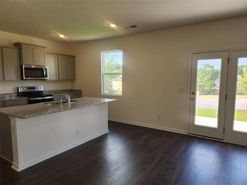 Furnished interior view inside a new home in Locust Grove Station - Cedar Ridge, Locust Grove (Image 13).