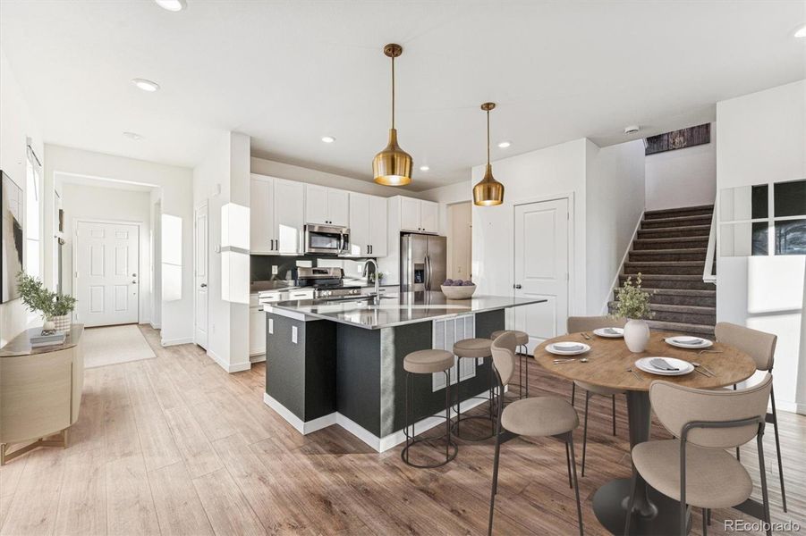Furnished interior view inside a new home in Parkdale: Paired Homes, Erie (Image 11).