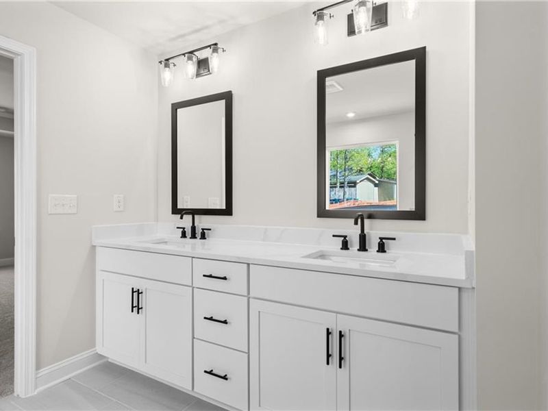 Furnished interior view inside a new home in Melody Lakeside Estates, Buford (Image 10).
