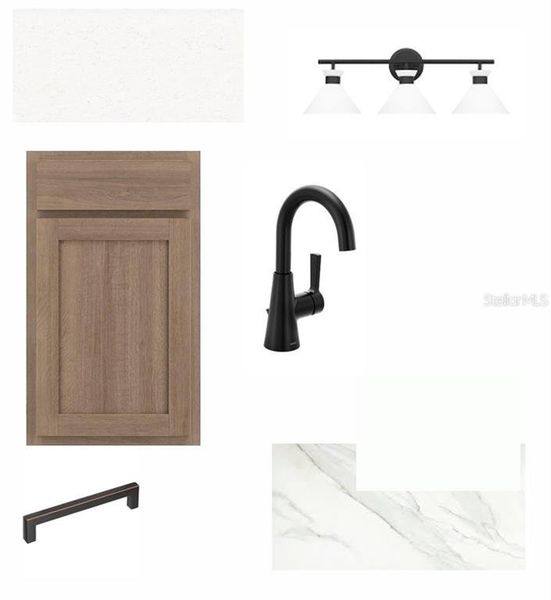 Sample of building materials used in homes in North River Ranch – Garden Series, Parrish (Image 7).