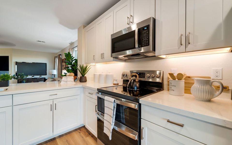 Furnished interior view inside a new home in Bay Creek, Baytown (Image 17).