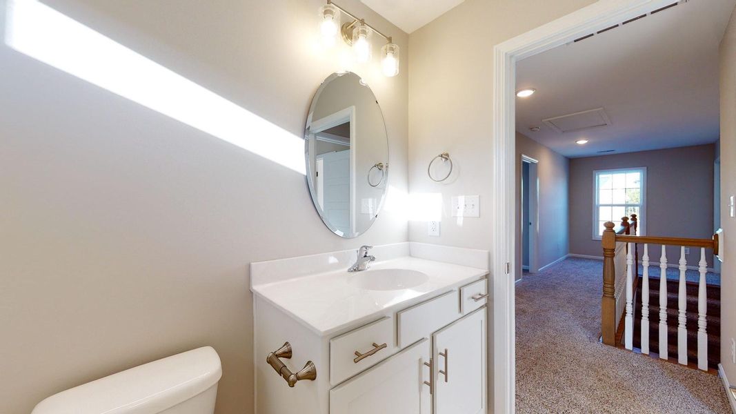 Representative furnished interior of a home built from the Jacob A by JC Jackson Homes,LLC in Heritage Pointe, Newport (Image 13).