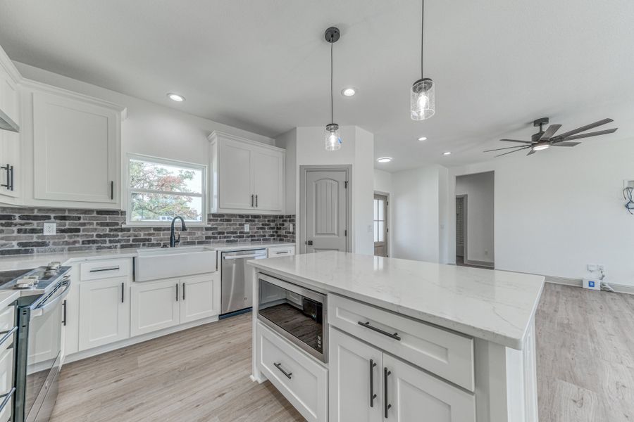 Representative furnished interior of a home built from the Lucas by Zeal Home Builders in Echo Grove, Poolville (Image 76).