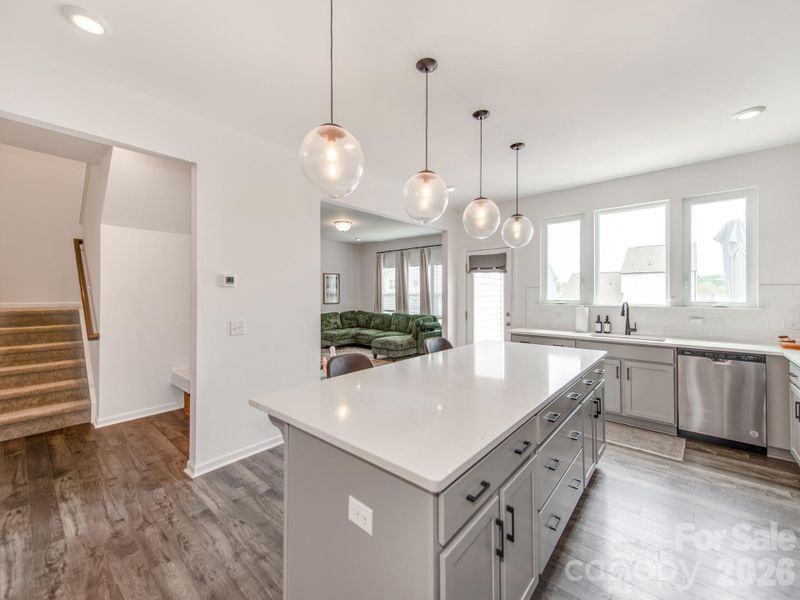 Furnished interior view inside a new home in Sutter's Mill II, Troutman (Image 15).