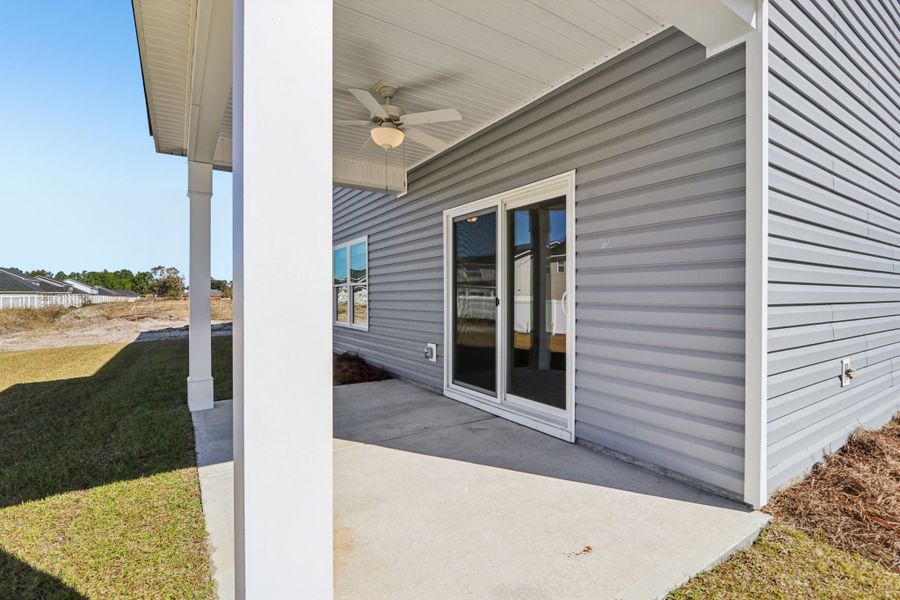 Exterior details and patio area of a home in Hayden Pointe, St. Marys (Image 22). Exterior details and patio area of a home in Hayden Pointe, St. Marys (Image 22).