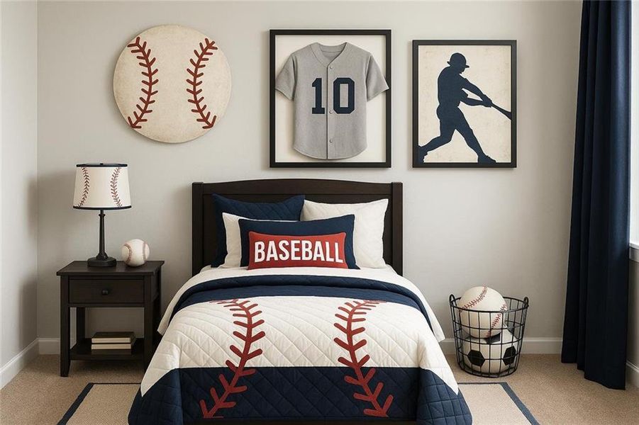 Furnished interior view inside a new home in , Commerce (Image 10).