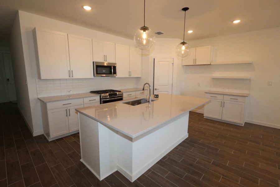 Furnished interior view inside a new home in Aspire at Ashland, Angleton (Image 5).