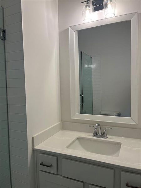 Close-up of interior finishes inside a home in Chattahoochee Reserve, Cumming (Image 12).