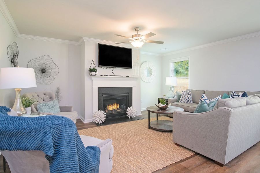 Furnished interior view inside a new home in Tucker Ridge, Pendleton (Image 5).