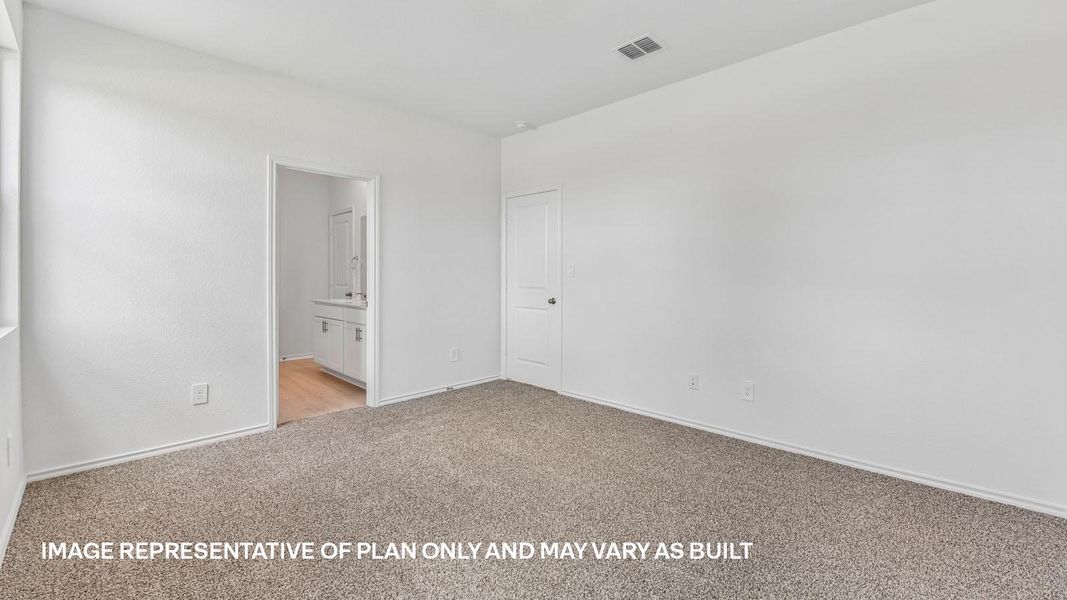 Representative unfurnished interior of a home built from the The Travis by D.R. Horton in Valverde, Bastrop (Image 25).