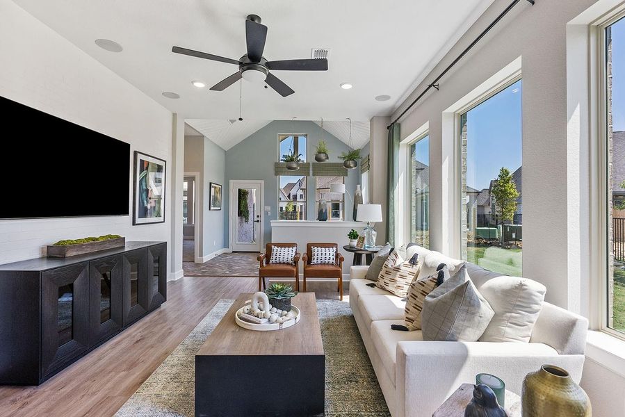 Furnished interior view inside a new home in Prairieland Village 40' Homesites, Cypress (Image 13). Furnished interior view inside a new home in Prairieland Village 40' Homesites, Cypress (Image 13).