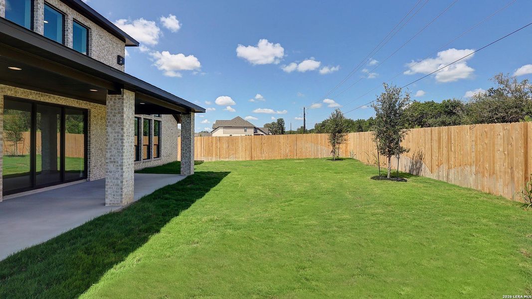 Exterior details and patio area of a home in Kallison Ranch, San Antonio (Image 27). Exterior details and patio area of a home in Kallison Ranch, San Antonio (Image 27).