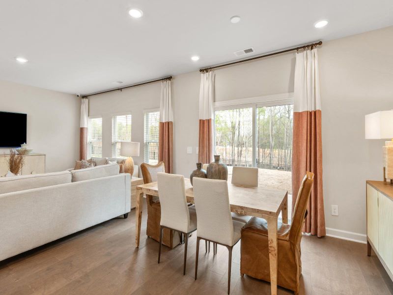 Furnished interior view inside a new home in Nelson's Creek, Mocksville (Image 6).