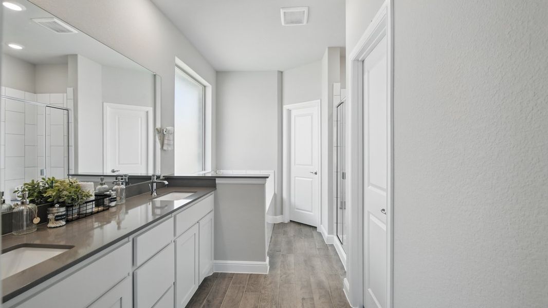 Representative furnished interior of a home built from the AVERY by D.R. Horton in Pecan Square, Northlake (Image 8). Representative furnished interior of a home built from the AVERY by D.R. Horton in Pecan Square, Northlake (Image 8).