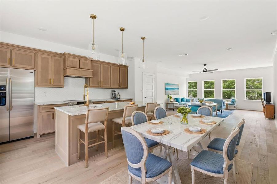 Furnished interior view inside a new home in , Fort Worth (Image 8).