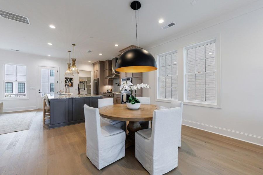 Furnished interior view inside a new home in , Alpharetta (Image 40).