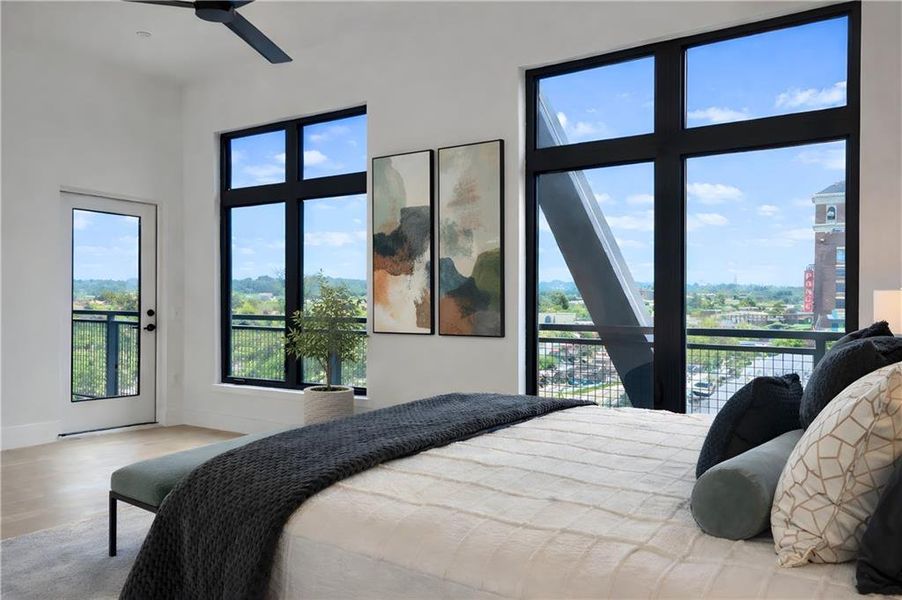 Furnished interior view inside a new home in , Atlanta (Image 7).