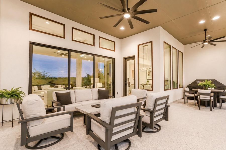 Furnished interior view inside a new home in , Dripping Springs (Image 32).