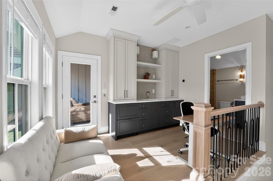 Furnished interior view inside a new home in , Charlotte (Image 18). Furnished interior view inside a new home in , Charlotte (Image 18).